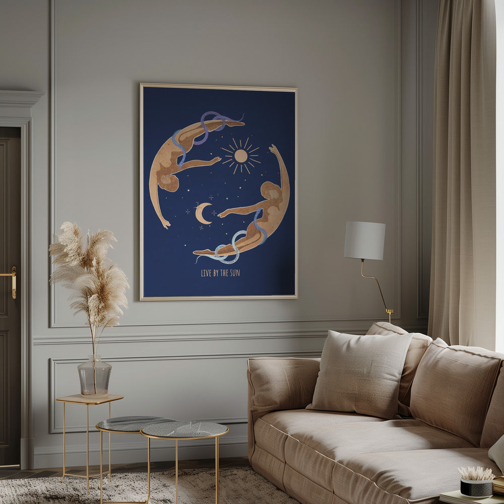 Wall art Spiritual Feminine Energy, Sun, Moon, Snake, Venus..-5