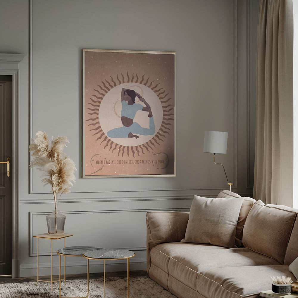 Wall art Spiritual Feminine Energy, Sun, Moon.-5