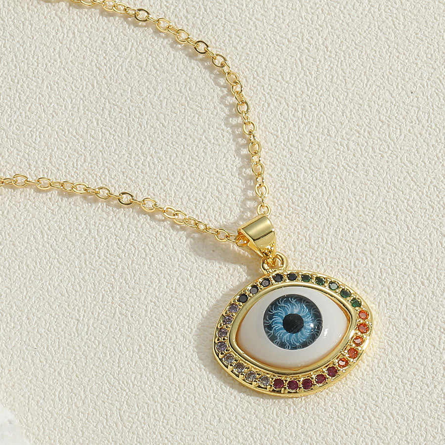 Devil eyes necklace