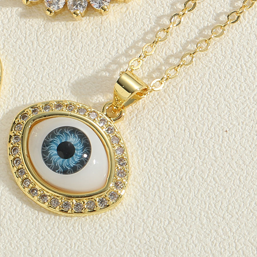 White Zircon Necklace