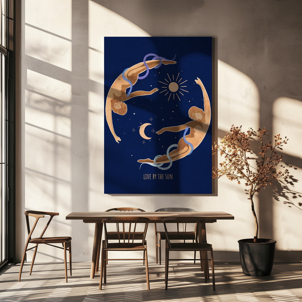 Wall art Spiritual Feminine Energy, Sun, Moon, Snake, Venus..-4