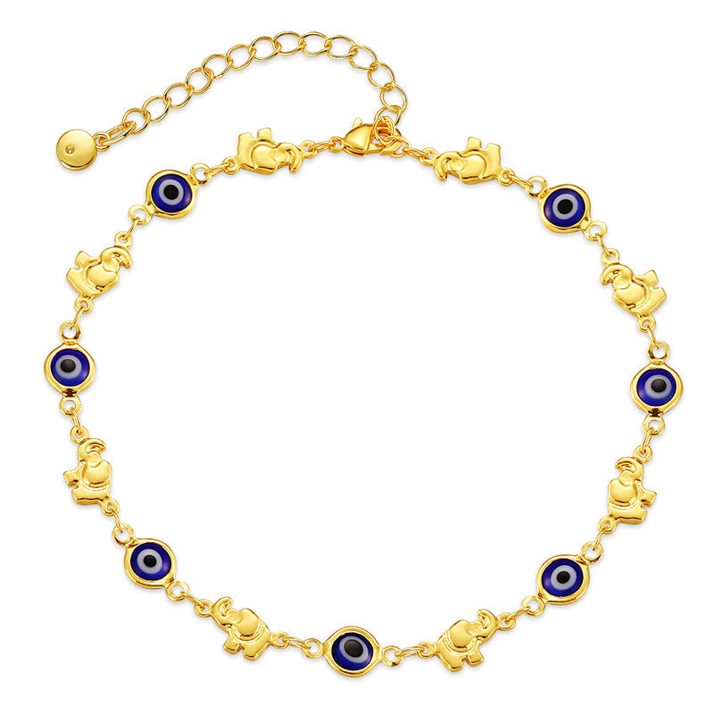 Devil eyes anklet
