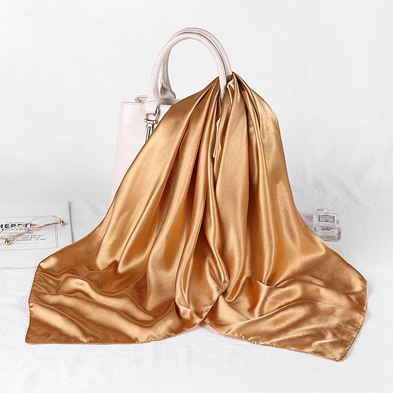 Silk Scarves for Women Square 90*90 cm