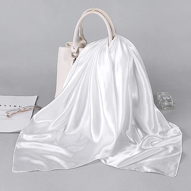 Silk Scarves for Women Square 90*90 cm