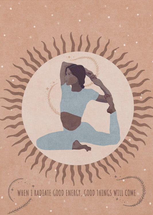 Wall art Spiritual Feminine Energy, Sun, Moon.-1